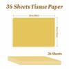 36 Sheets Gold Tissue Paper, 20" x 14" Tissue Paper for Gift Bags, Wrapping Tissue Paper for Birthday Party Wedding Art Craft Decoration view 2