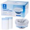 100 Pack Unscented Bedside Commode Liners for Portable Toilet, Disposable Potty Liners and Commode Bags for Commode Bucket, Universal Fit Portable Toilet Liners for Easy Cleanup view 1