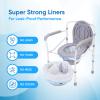 100 Pack Unscented Bedside Commode Liners for Portable Toilet, Disposable Potty Liners and Commode Bags for Commode Bucket, Universal Fit Portable Toilet Liners for Easy Cleanup view 3