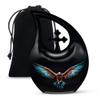 JAGLASH Blue Eagle Cremation Urns for Men and Women - Large Cross Drop Funeral Urn for Grandmother & Grandfather - Urn for Human Ashes, Holds 180 Cubic - Memorial Gifts for Loss of Mom, 10 Inch view 1