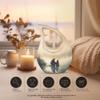 JAGLASH Fishing Burial Urns for Adult Male - Father and Daughter Funeral Urns for Human Ashes Adult Female - White Cross Drop Cremation Urn - Large Memorial Urn for Ashes for Women - 10 Inch view 4