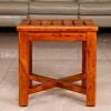 CUAJHNPX Waterproof Bathroom Stool for Elderly Bath Chair Wood Shower Bench Adult Non Slip Wooden Shower Seat Bathtub Spa Change Shoes Stools Size 42X34X50Cm view 1