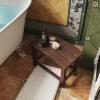 CUAJHNPX Bathroom Stool Non Slip Bath Bench Shower Stool Bathroom Bench Storage Shelf Bath Spa Seat Display Rack Organiser Shelving view 4