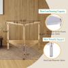 CUAJHNPX Acrylic Shower Stool for Shaving Legs Heavy Duty 220Lbs Non Slip Corner Shower Bench with Storage Shelf Easy Assemble Bath Foot Rest for Small Spaces Clear 15 35 X15 63 X14 37 view 3