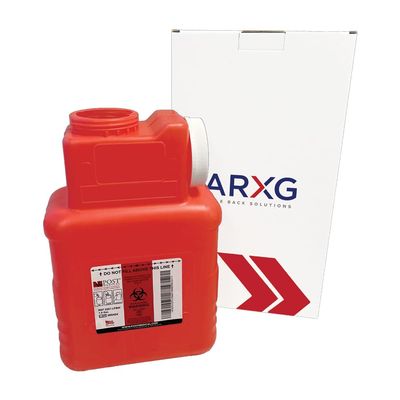 1.5gal (1PK) Mail-in Take Back Sharps Container with Destruction Services for Safe & Environmentally-Responsible Needle Disposal | Home, Personal, Travel, and Professional Use