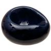 Savinelli Goccia 1 Pipe Ceramic Stand - Wood Pipe Holder, High Gloss Finish (Blue) view 1