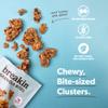Breakin Snacks Dark Chocolate Granola Bites | Soft-Baked | Gluten Free Snack For Kids and Adults with Organic Oats, Honey, Peanuts, and Dark Chocolate | No Refined Sugar, Seed Oil, Soy, or Dairy | Protein and Fiber Rich Snack 6 Pack (4oz Each) view 3