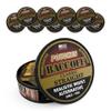10 Cans, BaccOff Straight Pouches, Black Tea Base with Savory and Bold Flavors, 16 Pouches Per Can view 1