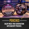 10 Cans, BaccOff Straight Pouches, Black Tea Base with Savory and Bold Flavors, 16 Pouches Per Can view 3