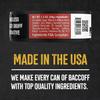 5 Cans, BaccOff Original Energized Fine Cut, Bold, Natural, Smoky Flavors with Caffeine and B Vitamins view 2