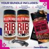 Killer Hogs Rib Rub Premium BBQ Barbecue Spice Seasoning 2 pk (22.68 oz) + Guide & Bottle Opener (4 Items)! view 2