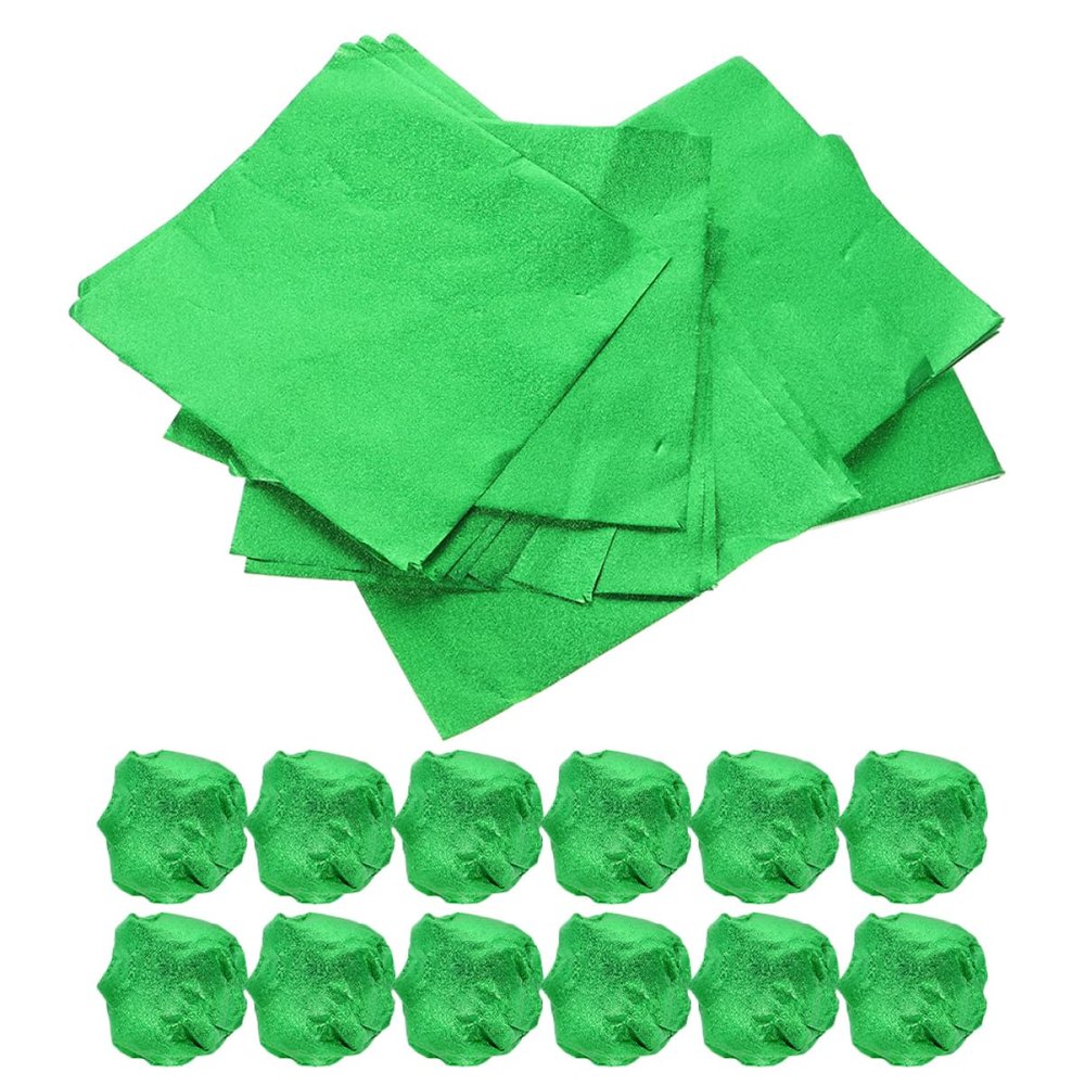 COLLBATH 100pcs Aluminum Foil and Wrapping Easy to Shape for Parties and Events Decoration