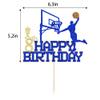 Basketball Happy 8th Birthday Cake TopperBasketball Sports ThemeBoys Girls 8Years Birthday Party Decorations Supplies,Pick 8 Fabulous Cake Decoration (8) view 4