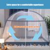 Bed Mosquito Net, Nets Folding Double Door with Bottom Moustiquaire Bed Zipper Anti Mosquito Bites for Adult Travel (6,1.2 * 2m) view 2