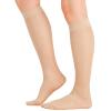 2 Pairs Sheer Compression Socks for Women - 15-20 mmHg Knee High Sheer Compression Stockings for Support Circulation Swelling Edema Work Office Travel, Heart, Medium view 1