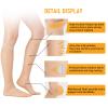 2 Pairs Sheer Compression Socks for Women - 15-20 mmHg Knee High Sheer Compression Stockings for Support Circulation Swelling Edema Work Office Travel, Heart, Medium view 4