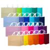 qiqee 24 Colors Large Gift Bag with Handles Bulk 24PCS Paper Party Bags 13"x4.5"x10" Multiple Uses (32x11x25cm,Wide Large) view 1