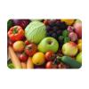 Front Door Mat Indoor Outdoor Welcome Mat, Fresh Fruits and Vegetables Doormat Easy Clean Entryway Mats Stain and Fade Resistant Entry Rug Absorbent Flannel Bath Mats 16 x 24 Inch view 2