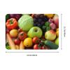 Front Door Mat Indoor Outdoor Welcome Mat, Fresh Fruits and Vegetables Doormat Easy Clean Entryway Mats Stain and Fade Resistant Entry Rug Absorbent Flannel Bath Mats 16 x 24 Inch view 4