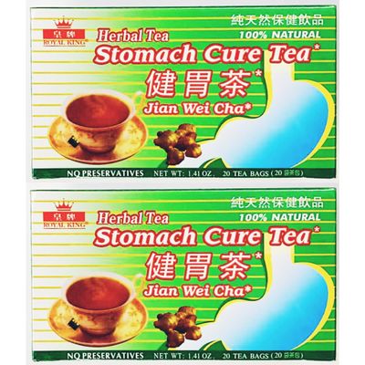 Stomach Cure Herbal Tea,(20 Tea Bags, 1.41 oz), 100% Natural, No Preservatives,2 Pack