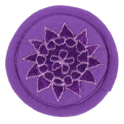 BESPORTBLE Tibetan Buddhism Embroidered Teapot Cushion Meditation Singing Bowl Pad Home Decor Yoga Studio Accessory