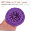 BESPORTBLE Tibetan Buddhism Embroidered Teapot Cushion Meditation Singing Bowl Pad Home Decor Yoga Studio Accessory view 4