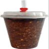 100 Sets - 20 oz. Disposable Clear Plastic Cups With Lids and Straws 20oz. Hot | Cold Coffee Cups With Lids. Premium Quality. Heavy Duty. Injection Cups. view 4