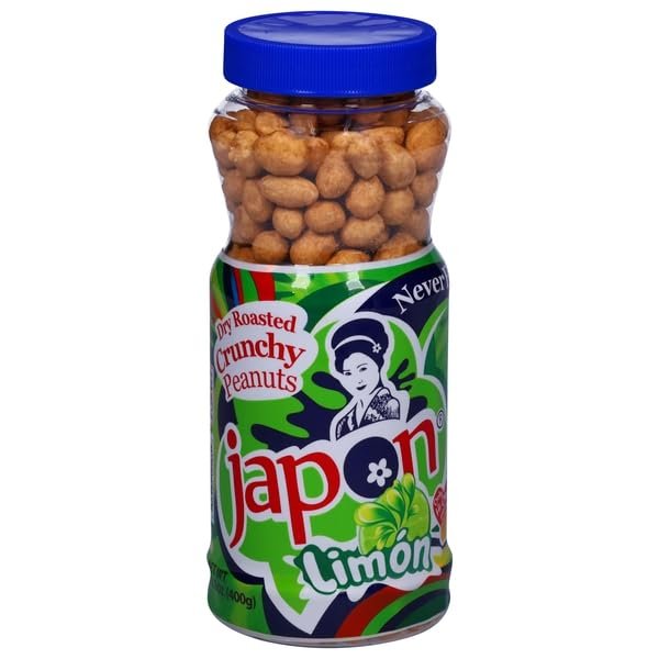Japon,Dry Roasted Crunchy Peanuts Limon, 14.11 Ounce