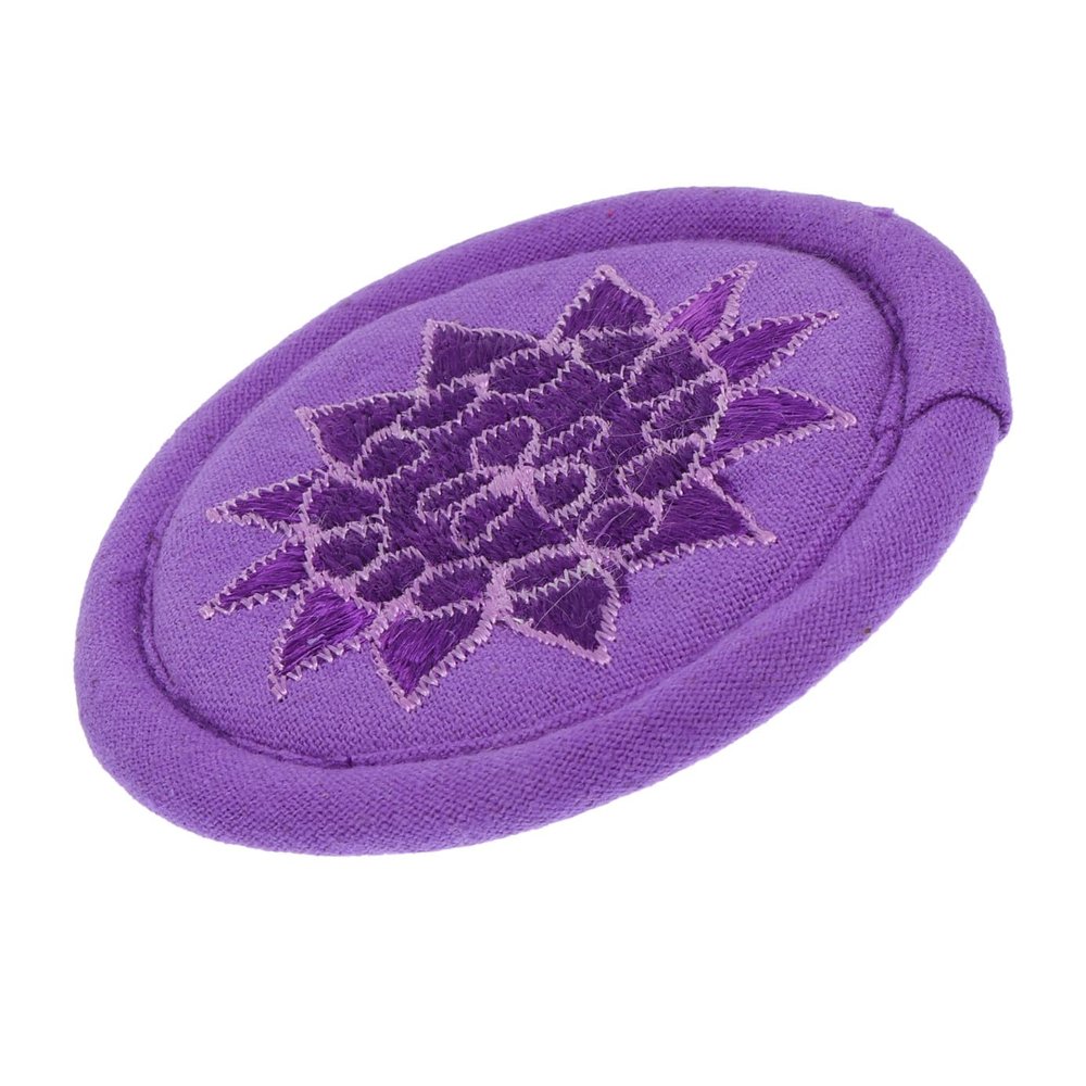BESPORTBLE Elegant Tea Pot Pillow Handmade Embroidery Music Bowl Mat Home Office Decor Buddhism Cushion