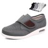 LFFTBK Diabetic Men's Shoes,All Day Foot Protection Slippers and Walking Shoes(Gray,8US) view 1