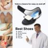 LFFTBK Diabetic Men's Shoes,All Day Foot Protection Slippers and Walking Shoes(Gray,8US) view 4