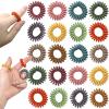 Acupuncture Rings for Fingers, 20 Pack Textured Fidget Ring Sensory Toys for Adult and Kids with Autism Massage Ring for Stress Reducer, Special Classroom Fidgets Toy for Students Quiet and Kids Prize view 1