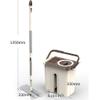 Mop & Bucket for Kitchen Floor Cleaning with Washable Microfiber Mop Pads 360 Degree Rotated Mop d Stainless Steel Pole view 2