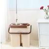 Mop & Bucket for Kitchen Floor Cleaning with Washable Microfiber Mop Pads 360 Degree Rotated Mop d Stainless Steel Pole view 3