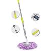 Spin Mop Wringer Bucket Set - for Home Kitchen Floor Cleaning - Wet/Dry Usage on Hardwood & Tile - Upgraded Self-Balanced Easy (Color : Brown) (Brown) view 3