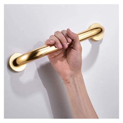 Grab Bars Bathroom Handles Shower Bathtub Handrail Gold Color Safety Handle Stairs Non-Slip Railing Accessibility Old Man Grab Rail Shower Handle