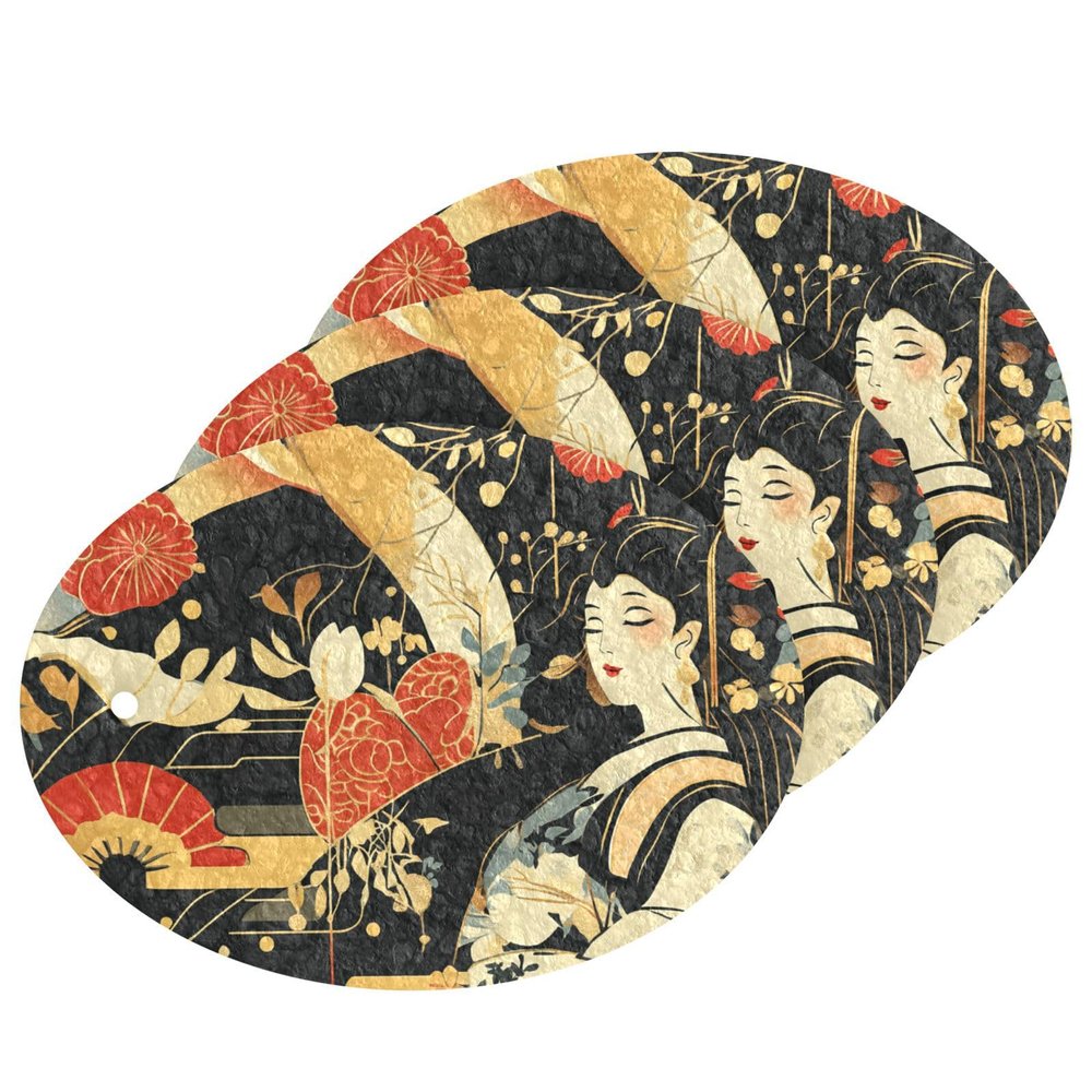 Fairy Japanese Style Absorbent sponges for Household use Non-Scratch Decorative Kitchen sponges for Washing Dishes for Cleaning Kitchen Pans, Tableware, and Non Stick Cookware (3 Count)