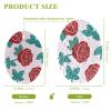 Fake Glitter Cartoon Rose Flower Pink Absorbent Large sponges for Cleaning All-Purpose Decorative Cleaning sponges for Household use Stain & Odor Resistant (3 Count) view 2