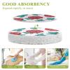Fake Glitter Cartoon Rose Flower Pink Absorbent Large sponges for Cleaning All-Purpose Decorative Cleaning sponges for Household use Stain & Odor Resistant (3 Count) view 3