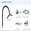 CHSUFBTY 360 Rotatable Hair Salon Shampoo Basin Waterfall Shower - No Blockage, Even Flow for Salons & Home Use view 4