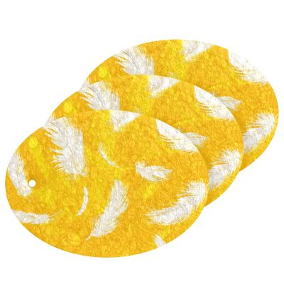 White Feathery Absorbent sponges for Household use Multipurpose Decorative Cleaning sponges for Household use New Home Essentials (3 Count)