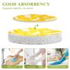 White Feathery Absorbent sponges for Household use Multipurpose Decorative Cleaning sponges for Household use New Home Essentials (3 Count) view 3