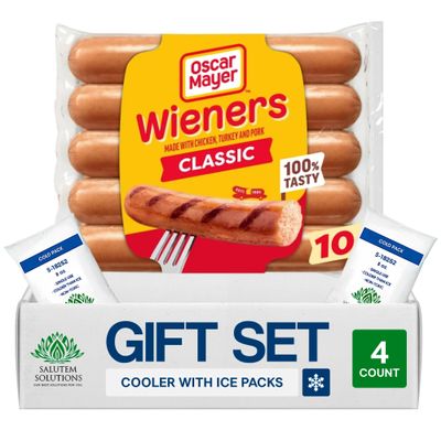 Salutem Vita Classic Wieners Hot Dogs, Gift Set Pack of 4