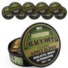 10 Cans, BaccOff Apple Pouches, Black Tea Base with Crisp, Sour Apple and Dark, Classic Flavors, 16 Pouches Per Can