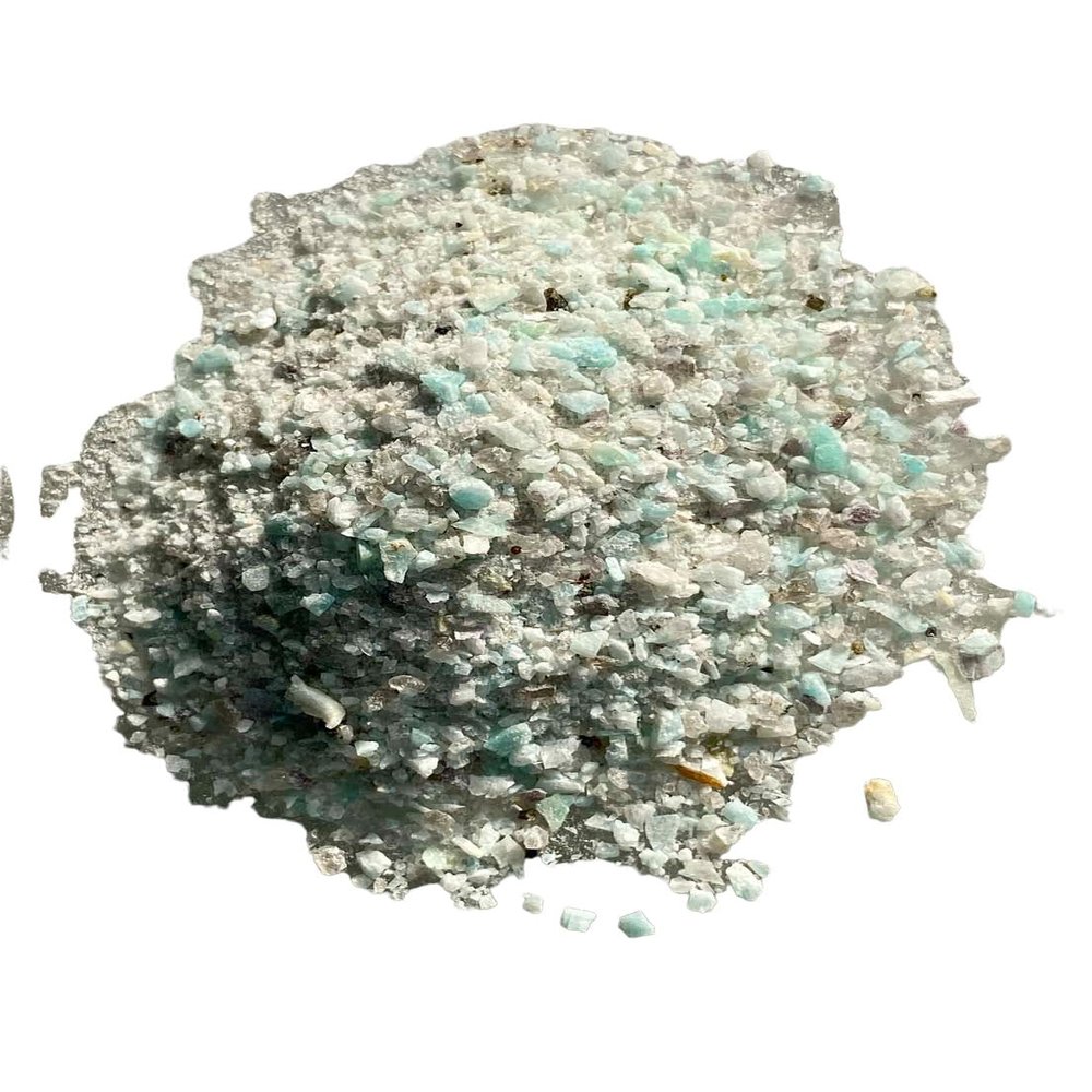 Amazonite - 1mm and Smaller - sm Chips/Powder - pounds - 100% Crystal Life+Love! Cleansing Charging Forever! 1mlbs(Amazonite, 3 Pounds)