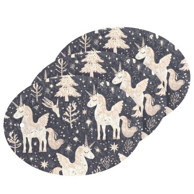 Jungle Unicorns Scandinavian Style Absorbent Dish sponges for Washing Effortless Decorative Kitchen sponges for Washing Dishes for Dishes,Pots,Pans All at Once (3 Count)