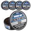 5 Cans, BaccOff Mint Rough Cut, Black Tea Base with Bold, Icy Mint Flavor