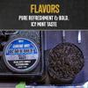 5 Cans, BaccOff Mint Rough Cut, Black Tea Base with Bold, Icy Mint Flavor view 4