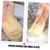 SECFOU 4pcs Natural Loofah Dish Scrubber Sponges Multi Functional Kitchenware for Dish Washing Comfortable Use and view 2