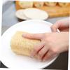 SECFOU 4pcs Natural Loofah Dish Scrubber Sponges Multi Functional Kitchenware for Dish Washing Comfortable Use and view 3
